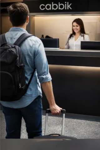 Mostrador Cabbik aeropuerto Palma - Punto encuentro exclusivo en llegadas